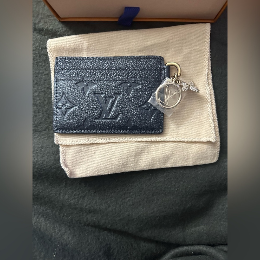 Sold Louis Vuitton metallic blue Card Holder - Picture 2 of 6